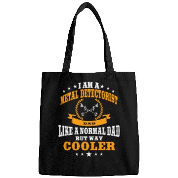 Discover Funny Metal Detecting Dad Bags