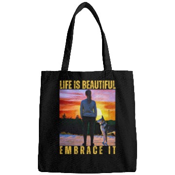 Discover LIFE IS BEAUTIFUL EMBRACE IT Bags