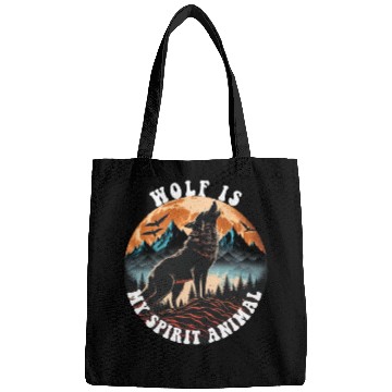 Discover wolf is my spirit animal Bags