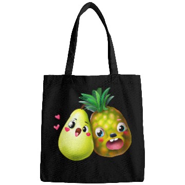 Discover Pineapple pear love - cute fruit design Bags