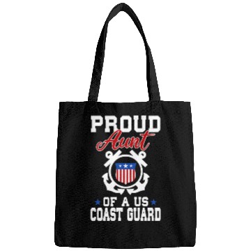 Discover Proud US Coast Guard Aunt Bags