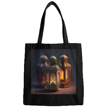 Discover Ramadan lanterns hyper realistic hyper details Bags