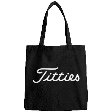 Discover funny golf titties funny saying golfer golfing Bags