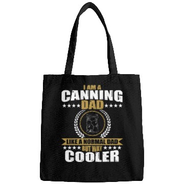 Discover Funny Canning Dad Design Bags