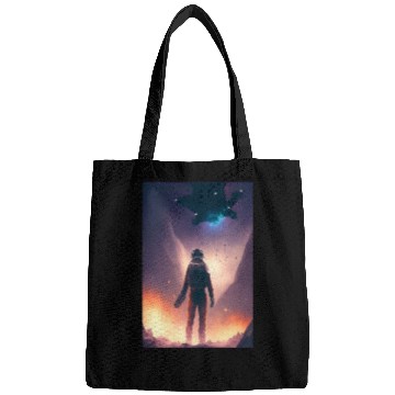 Discover galaxy space satelite astronaut Bags