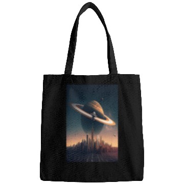 Discover Solar system planet Saturn galaxy Bags