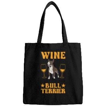 Discover Bull Terrier And Wine Miniature Bags