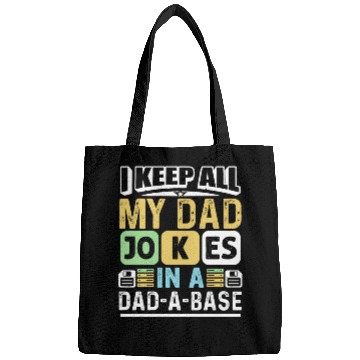 Discover SARCASTIC HUMOR FUNNY DAD JOKES Bags