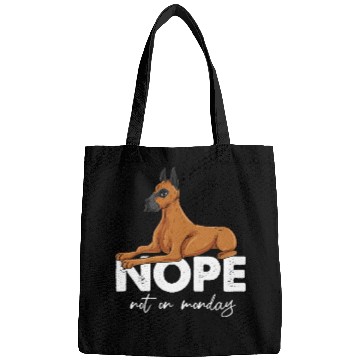 Discover Nope Not On Monday Great Dane Bags