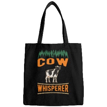 Discover Cow Whisperer Farmer Cattle Breeder Cows Bags