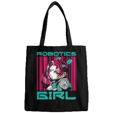 Discover Robot Robotics Engineer Female Bags