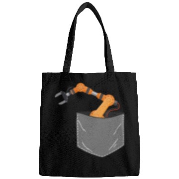 Discover Robot Robotics Engineer Pocket Bags