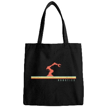 Discover Robot Robotics Engineer Retro Bags