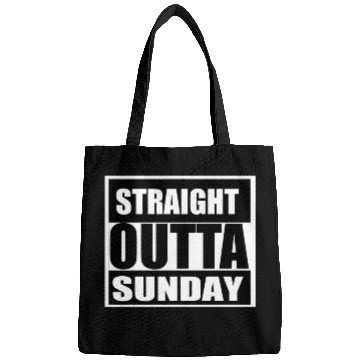Discover straight outta sunday Bags