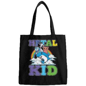 Discover Unicorn Shark Panda Cat Love Music Rock Metal Kid Bags