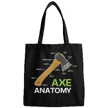 Discover Funny Axe Anatomy For Axe Thrower Bags