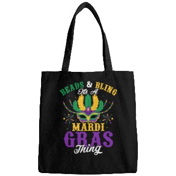 Discover Beads & Bling It's A Mardi Gras Thing Parade Mask Bags