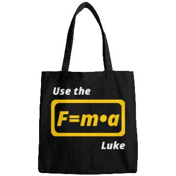 Discover Star Wars, physics, use the force, science, funny Bags