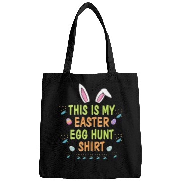 Discover This Is My Easter Egg Hunt Funny Rabbit Face Squad Bags