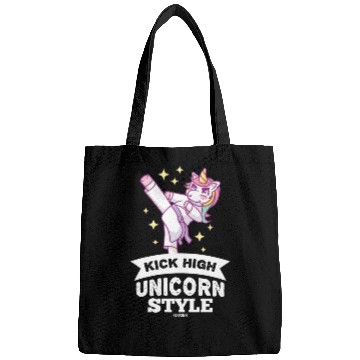 Discover Unicorn girl martial arts training Bags