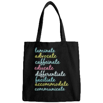Discover Special Education Teacher Laminate Advocate Caffei Bags