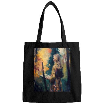Discover Art Painter Girl Nature Painting Art Painter Bags