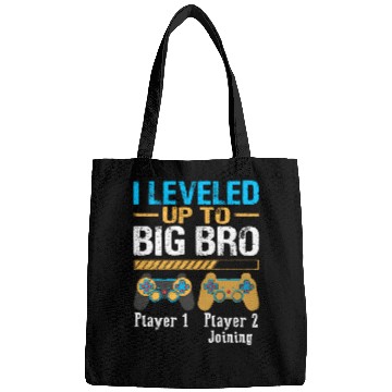 Discover I leveled Up To Big Bro Gamer New Brother Bags