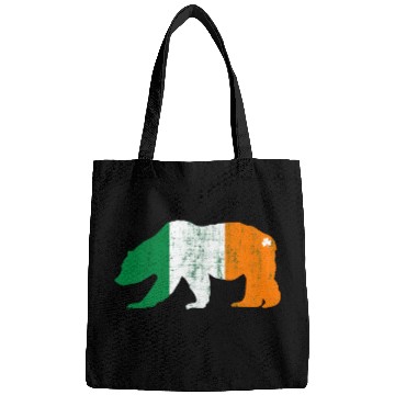 Discover St Patricks Day Irish Flag Grizzly Bear Bags
