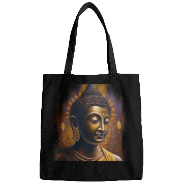 Discover Divine Serenity- God Buddha Portrait Bags
