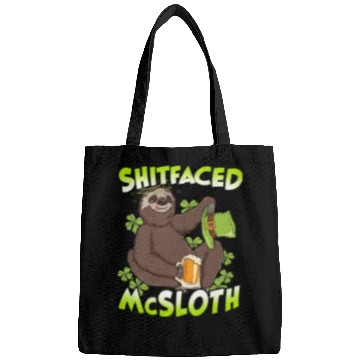 Discover St Patricks Day Sloth Shitfaced McSloth Drinking Bags