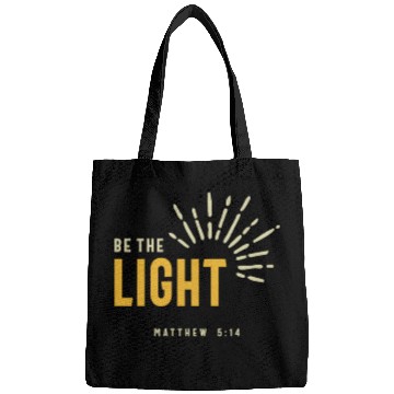 Discover Christian Be The Light Matthew 5:14 Inspirational Bags