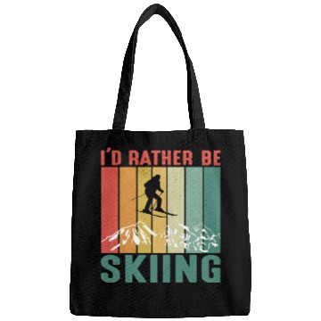 Discover I'd Rather Be Skiing Bags