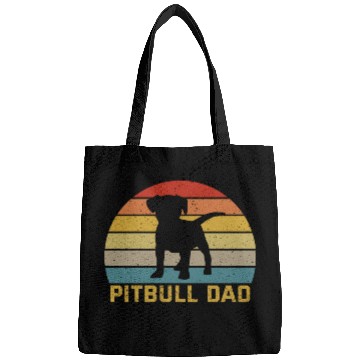 Discover Pitbull Dad For Pitbull Dog Lover Bags