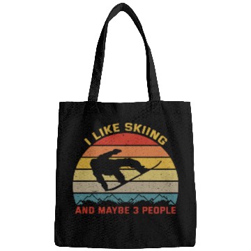 Discover Skiing Lover Bags