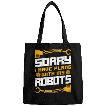 Discover Robot Robotics Engineer Vintage Bags