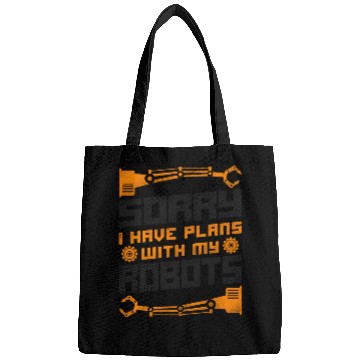 Discover Robot Robotics Engineer Vintage Bags