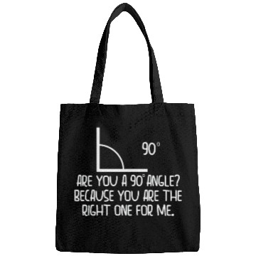 Discover Mathematics Right Angle Cheesy Pun Math Geek Bags