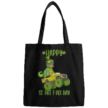 Discover Happy St Pat Trex Day Dino St Patricks Day Bags