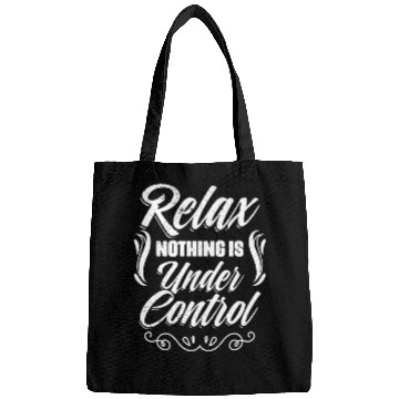 Discover Funny Meditation Yoga Sarcasm Relax Nothing Is Bags