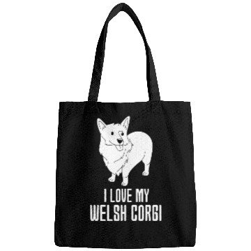 Discover I Love My Welsh Corgi Bags