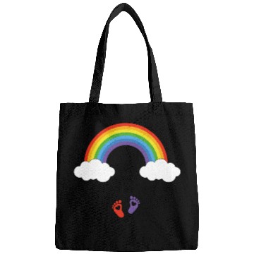 Discover God keeps his promises Rainbow infant gown Bags