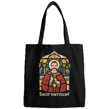 Discover Saint Nietzsche Design for a Philosophy Student Bags