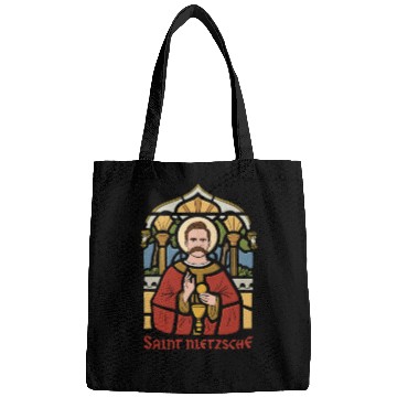 Discover Saint Nietzsche Design for a Philosophy Student Bags