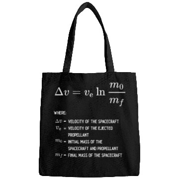 Discover Rocket Equation Physics Rocket Science Physicist Bags