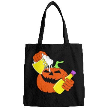 Discover Halloween Pumpkin Beer Bags