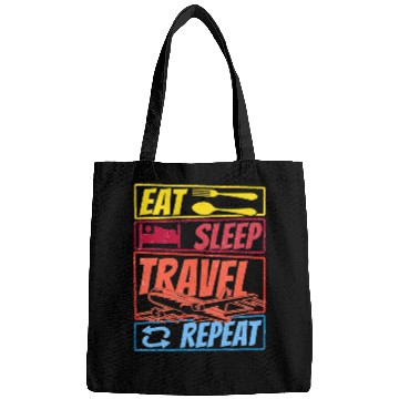 Discover Eat Sleep Travel Repeat Bags