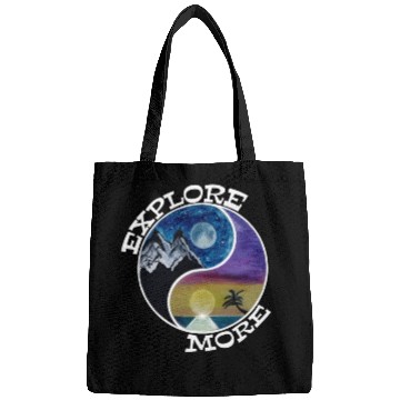 Discover Explore more mountains & oceans wanderlust guided Bags