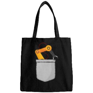 Discover Robot Robotics Engineer Pocket Bags