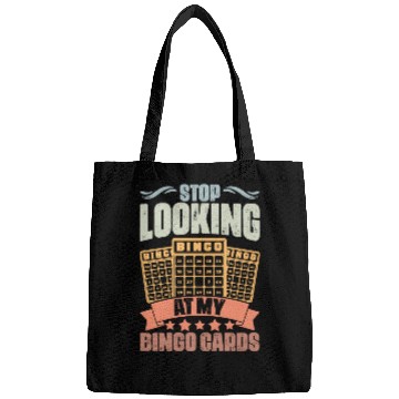 Discover Retro Stop Looking At My Bingo Cards Bingo Queen Bags