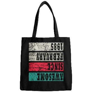 Discover Retro Birthday Year Vintage 1985 Bags